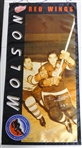 Ted Lindsay Autographed Molson Banner