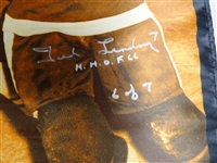 Ted Lindsay Autographed Molson Banner