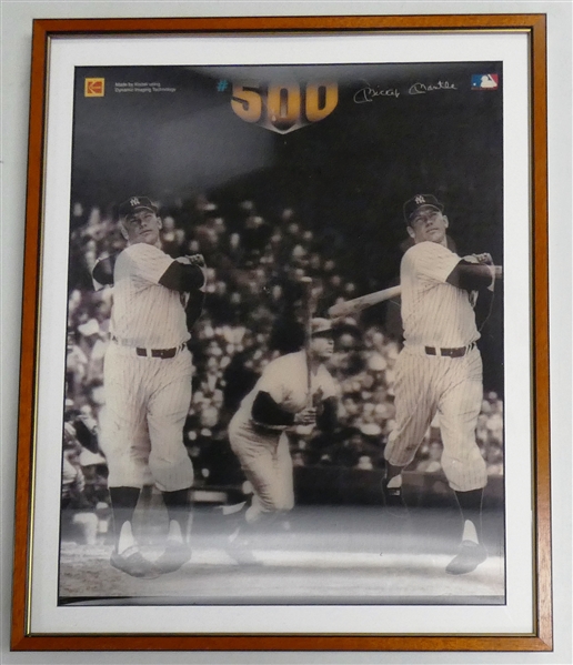 Mickey Mantle Framed 16x20 Lenticular Motion