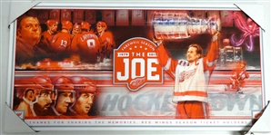 Sergei Fedorov Autographed Farewell to The Joe Canvas