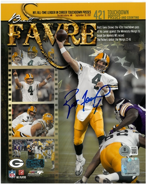 Brett Favre Autographed 8x10