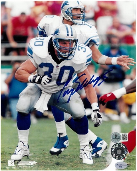 Cory Schlesinger Autographed 8x10