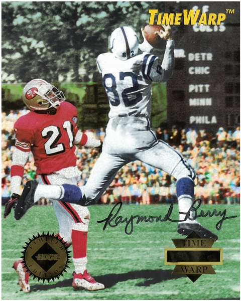 Raymond Berry Autographed 8x10 Card