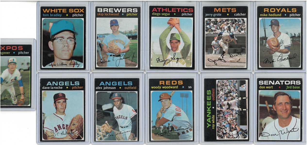 1971 Topps Baseball Lot
