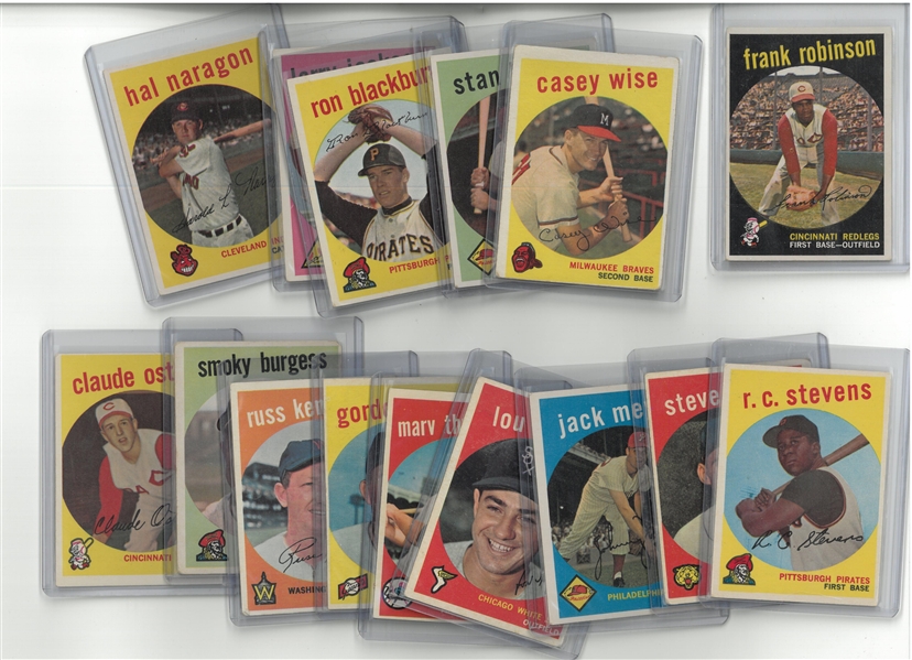 1959 Topps Baseball Lot