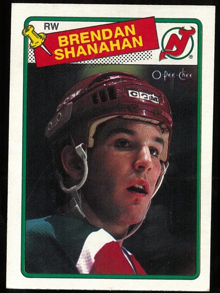 Brendan Shanahan 1988/89 O-Pee-Chee Rookie Card