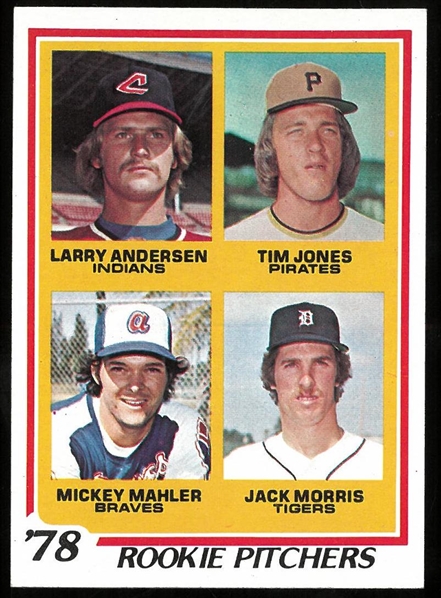Jack Morris 1978 Topps Rookie Card