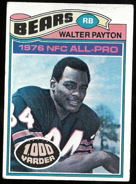 Walter Payton 1977 Topps