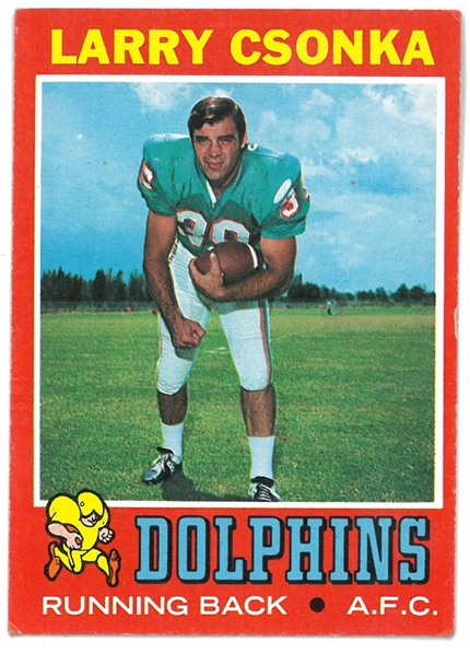 Larry Csonka 1971 Topps