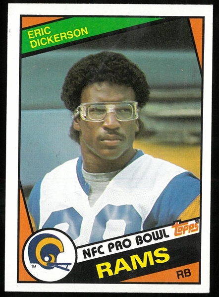 Eric Dickerson 1984 Topps Rookie Card