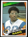 Eric Dickerson 1984 Topps Rookie Card