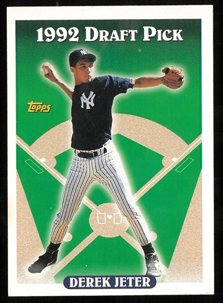 Derek Jeter 1993 Topps Rookie Card