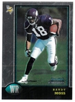 Randy Moss 1998 Bowman Chrome Rookie Card