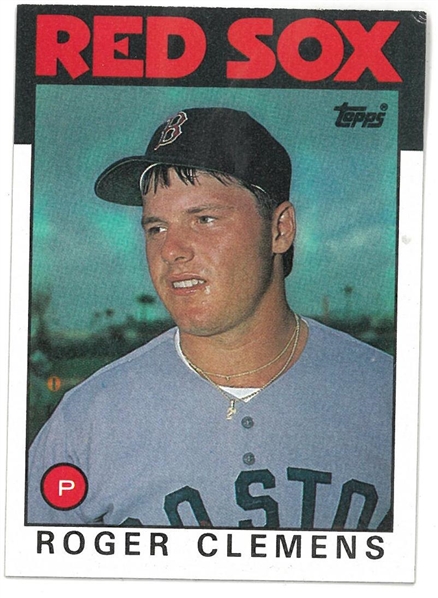 Roger Clemens 1986 Topps