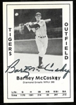 Barney McCosky Autographed 1979 Diamond Greats