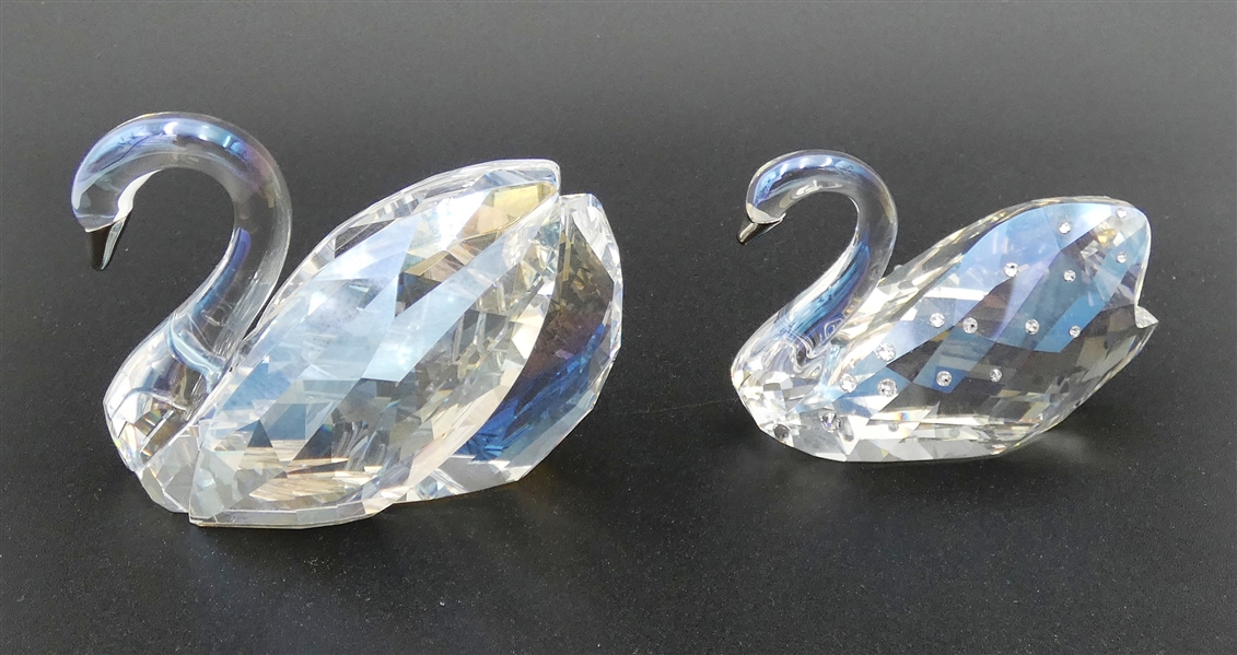 Swarovski Crystal Love Swans