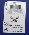 Swarovski Crystal Moss Green Anamosa
