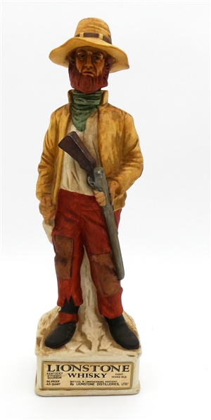 Lionstone Whisky "The Sodbuster" Statue