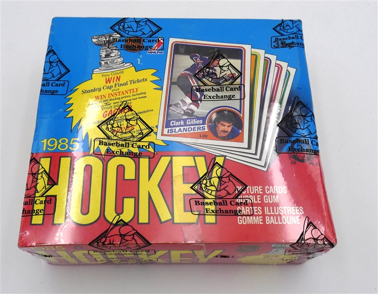 1984/85 O-Pee-Chee Hockey Wax Box BBCE
