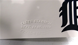 Detroit Tigers All Time Team Autographed Poster (Missing Gibby)