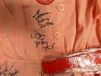 A League of Their Own Cast Signed Replica Uniform