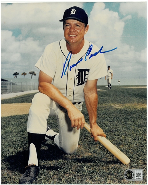 Norm Cash Autographed 8x10