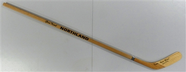 Ted Lindsay Autographed Northland Stick w/ Terrible & HOF