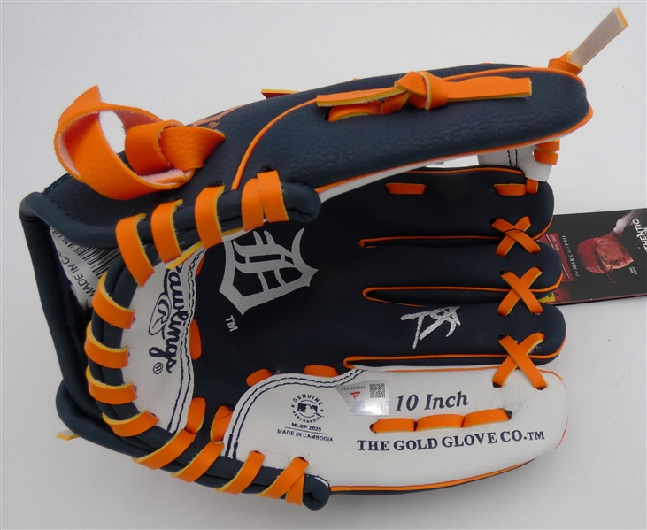 Tarik Skubal Autographed Youth Detroit Tigers Glove