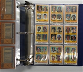 1978 Topps Baseball Near Complete Set