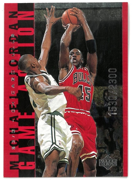 Michael Jordan 1998 Upper Deck Game Action #1530/2300