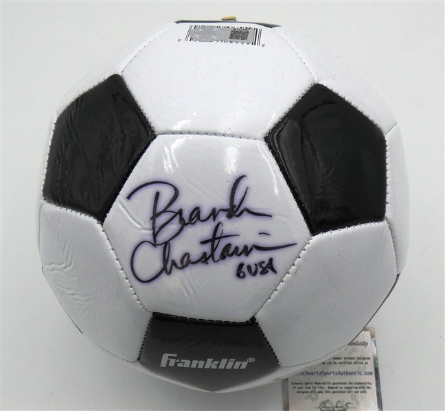 Brandi Chastain Autographed Soccer Ball