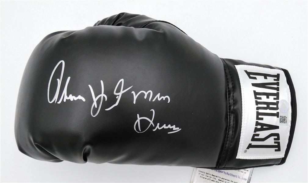 Thomas Hitman Hearns Autographed Boxing Glove