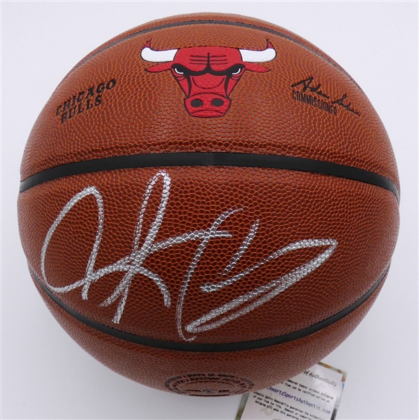 Dennis Rodman Autographed Bulls Basketball