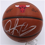 Dennis Rodman Autographed Bulls Basketball