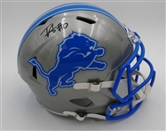 Terrion Arnold Autographed Lions Full Size Replica Helmet
