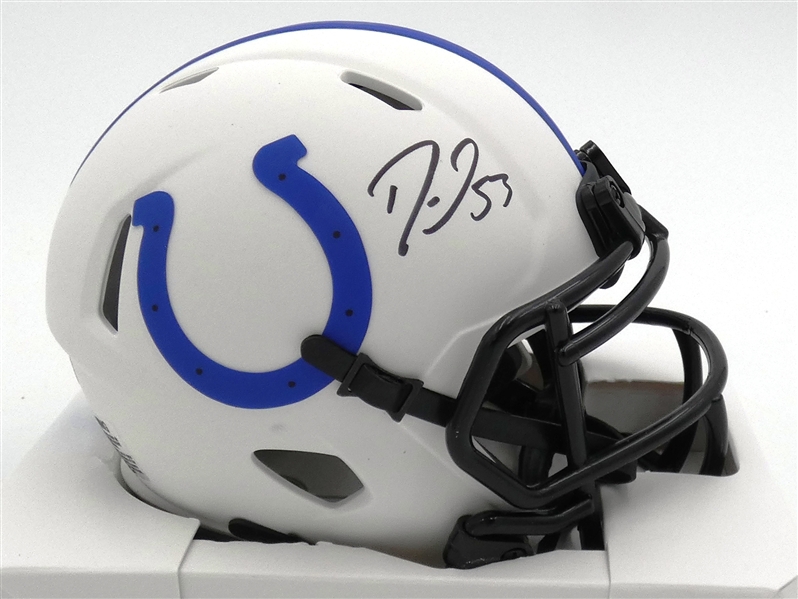 Darius Leonard Autographed Colts Mini Helmet