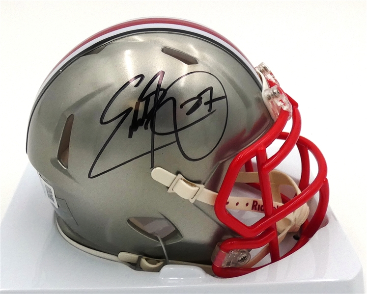Eddie George Autographed OSU Mini Helmet