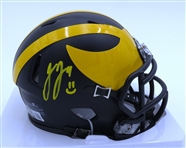 J.J. McCarthy Autographed Michigan Mini Helmet