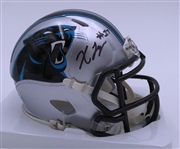 Xavier Legette Autographed Panthers Mini Helmet