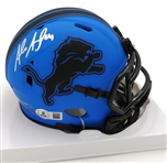 Alex Anzalone Autographed Lions Mini Helmet