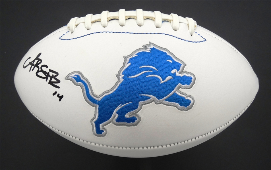Amon-Ra St. Brown Autographed Lions Football