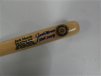 Jack Morris Autographed Mini Bat