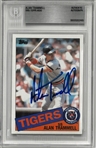 Alan Trammell Autographed 1985 Topps