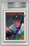 Sparky Anderson Autographed 1988 Topps