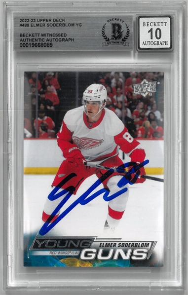Elmer Soderblom Autographed 2022-23 Upper Deck