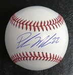 Parker Meadows Autographed Baseball