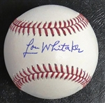 Lou Whitaker Autographed Baseball