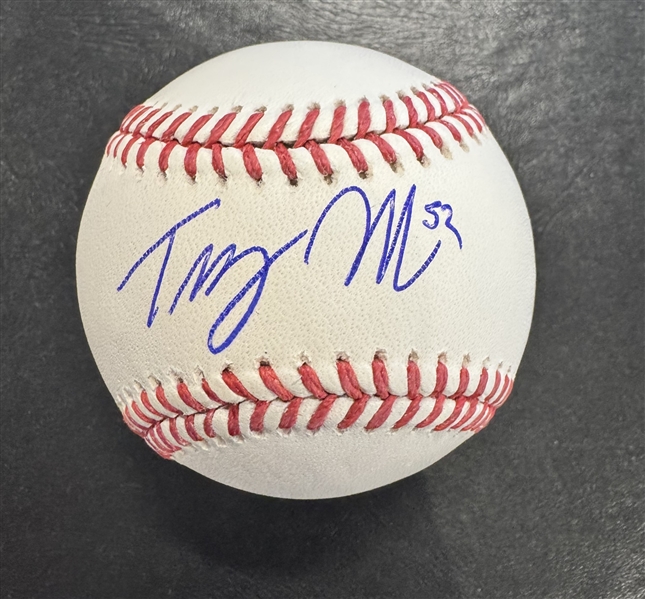 Troy Melton Autographed Baseball
