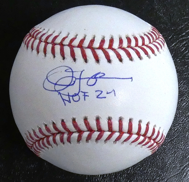 Jim Leyland Autographed Baseball w/ HOF