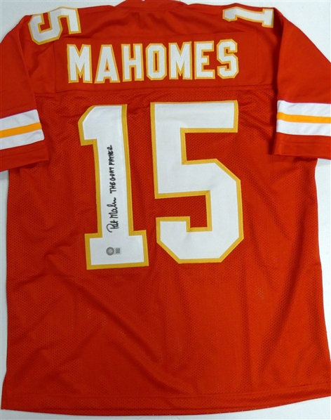 Pat Mahomes, Sr. Autographed Custom Jersey